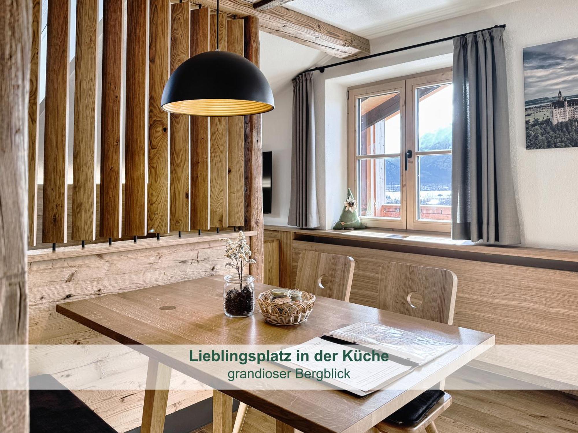 Chalet - Ferienwohnungen - Biohof Stoeger - Panoramasuedbalkon - Grandiose Aussicht Auf See, Berge Und Schloss Neuschwanstein Rieden Kültér fotó